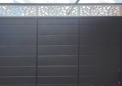 Contemporary sliding gate